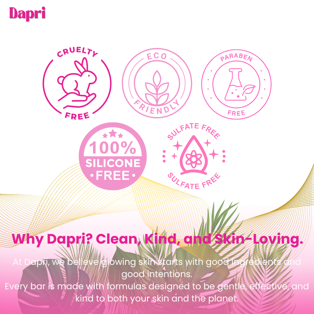 Dapri Bright AF Glow Up Soap with Glutathione, Kojic Acid & Collagen (2 Pack + Mesh bag)